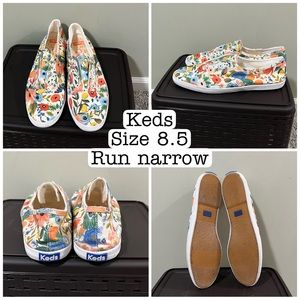Keds x Rifle Paper Co slip on chillax sneakers
